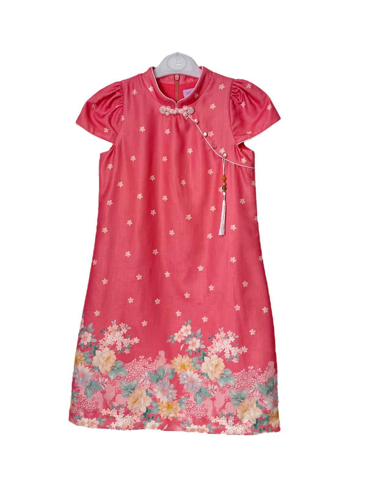 Reference photo of a pink floral dress